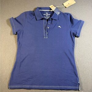 Tommy Bahama Paradise Classic Short Sleeve Polo Navy - Small
